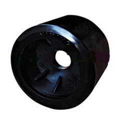 4" x3.5" Smooth Wobble, Poly, Black, 20mm bore