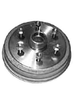 10 inch Land Cruiser Hub Drum, Complete with Studs/Nuts ATYPE BEARINGS SEAL AND GRSCAP