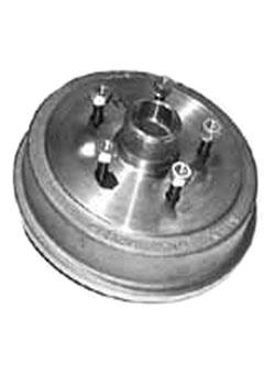 9 inch Commodore Hub Drum, No Bearings, Grease Cap or Seal