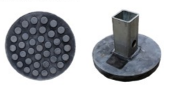 Removable rubber foot to suit the ASSW range